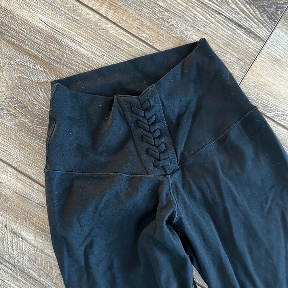 Aerie high rise lace up leggings